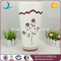 Große ovale keramische Blumenvase für Hauptdekoration